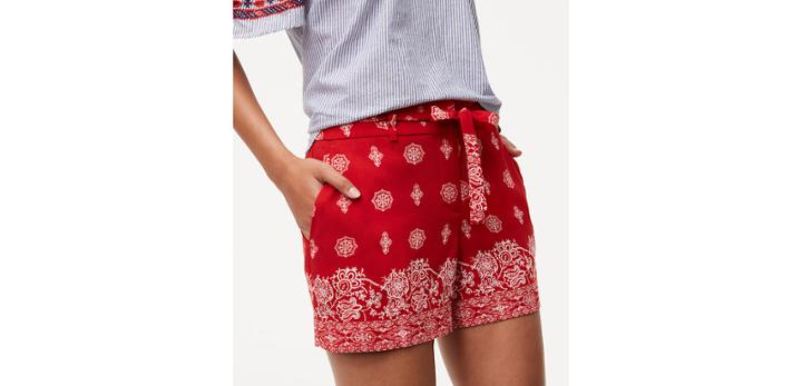 Loft Ol &copy; Tie Waist Fluid Shorts