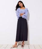 Loft Slit Drawstring Pocket Maxi Skirt