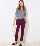 Loft Skinny Button Cuff Ankle Pants In Marisa Fit
