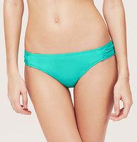 Loft Beach Side Ruched Bikini Bottom