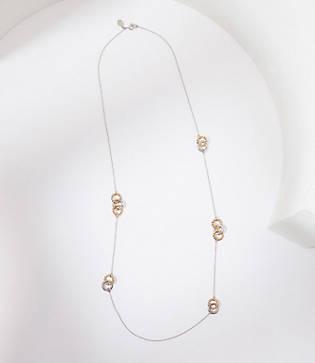Loft Textured Ring Illusion Necklace