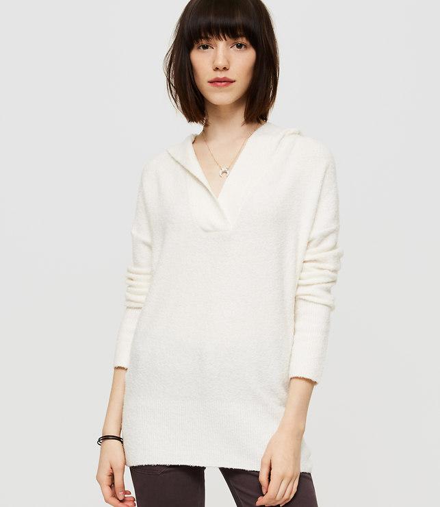 Loft Lou & Grey Hoodie Tunic Sweater