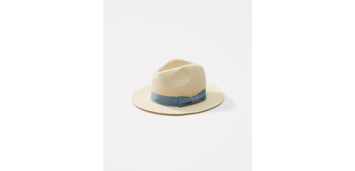 Loft Soft Blue Ribbon Fedora