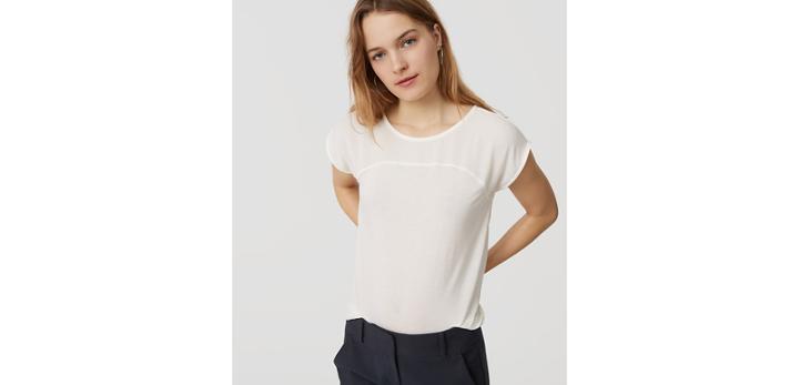 Loft Woven Yoke Tee