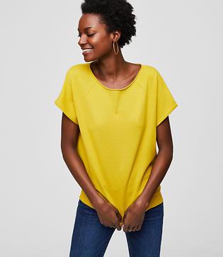 Loft Short Dolman Sleeve Sweater