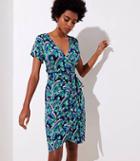 Loft Beach Palm Island Wrap Dress