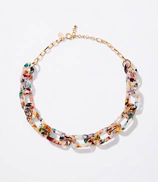 Loft Resin Chain Link Necklace