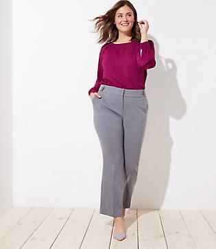 Loft Plus Trousers In Button Tab