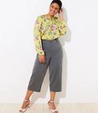 Loft Plus Wide Leg Pants In Camo