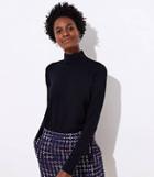 Loft Cutout Back Turtleneck Sweater