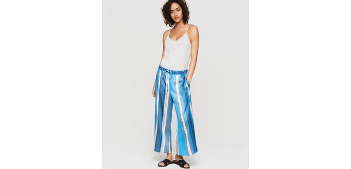 Loft Lou & Grey Striped Luster Drawstring Pants