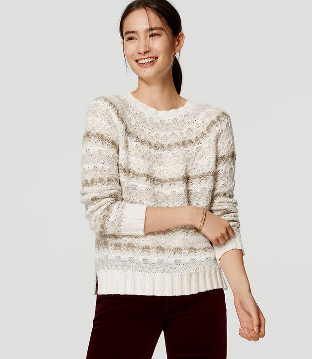 Loft Relaxed Fairisle Sweater