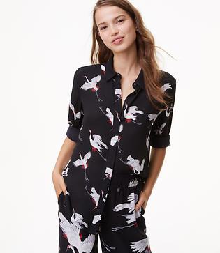 Loft Crane Utility Blouse