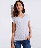 Loft Bar Back Double V Tee