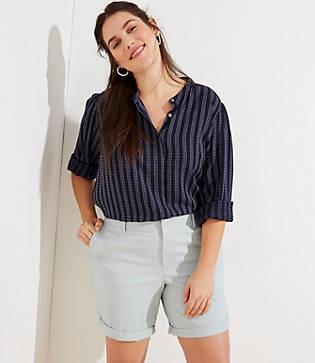 Loft Plus Bermuda Roll Shorts With 10 Inch Inseam