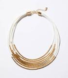 Loft Two Tone Multistrand Necklace