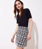 Loft Embroidered Mini Skirt