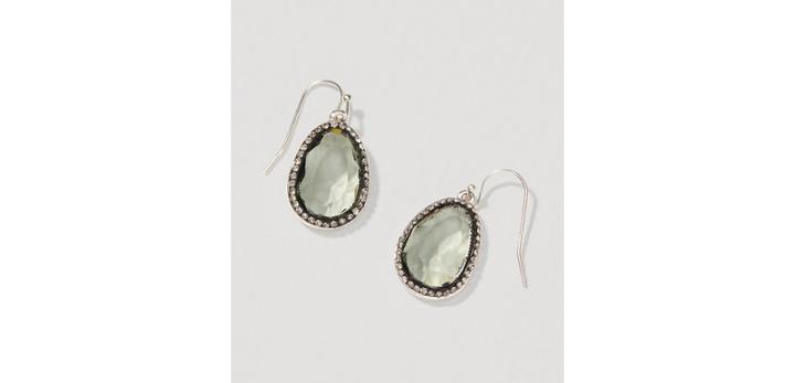 Loft Crystal Stone Drop Earrings