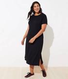 Loft Plus Ribbed Midi Dress