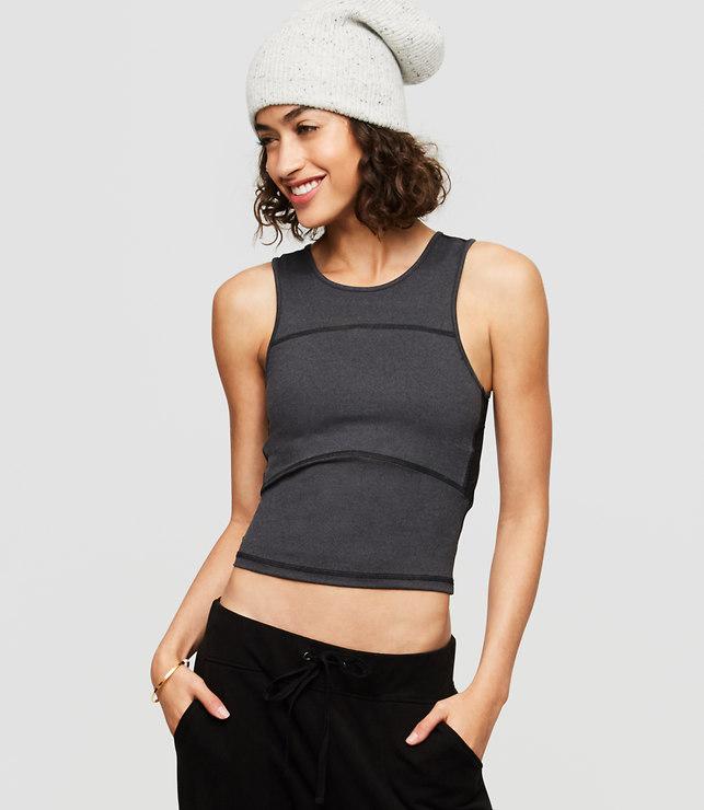 Loft Lou & Grey Form Mesh Streeeetch Bralette Top