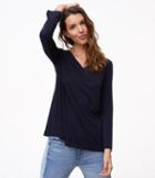 Loft Tie Back Long Sleeve Tee