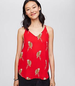 Loft Parrot Double Strappy Cami