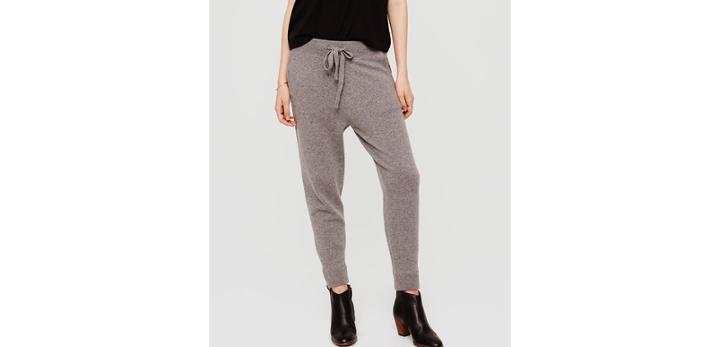 Loft Lou & Grey Cashmere Drawstring Pants