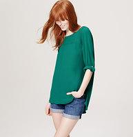 Loft Seamed Blouse