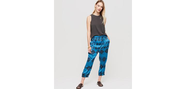 Loft Lou & Grey Shibori Harem Pants