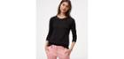 Loft Pointelle 3/4 Sleeve Sweater