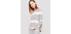 Loft Lou & Grey Striped Signaturesoft Hi-slit Tunic