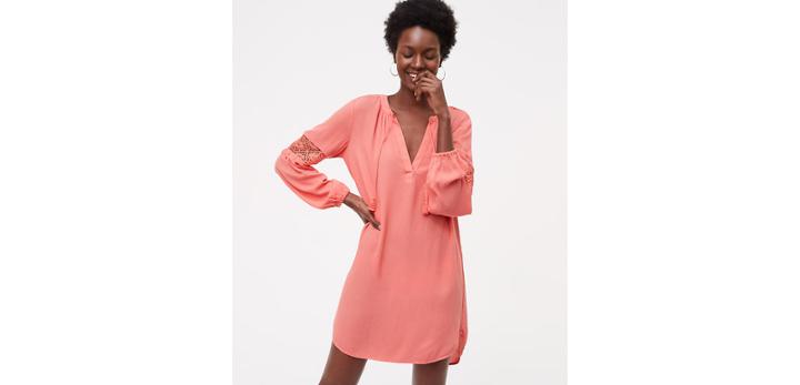 Loft Beach Crochet Tassel Tunic