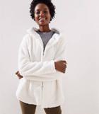 Loft Faux Sherpa Open Hoodie