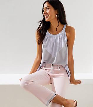 Loft Chevron Halter Top