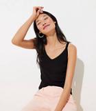 Loft Ribbed Sweater Cami