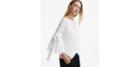 Loft Lou & Grey Softserve Cotton Tie Bell Sleeve Top