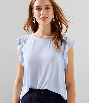 Loft Flutter Bar Back Top