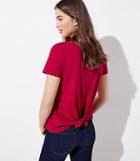 Loft Tie Back Tee