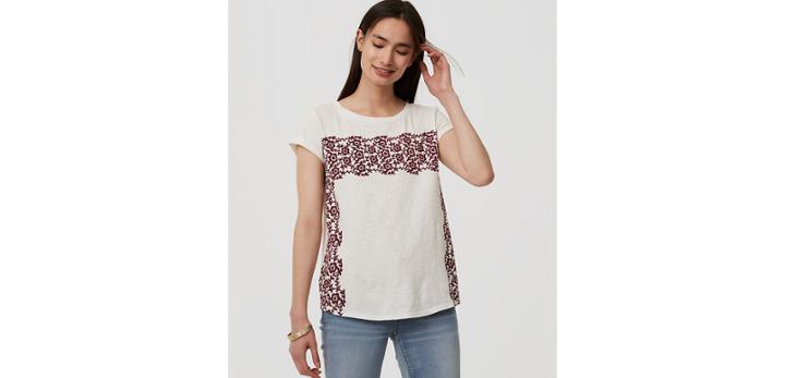 Loft Magnolia Border Vintage Soft Tee