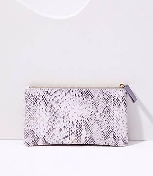 Loft Snake Print Sunglasses Case
