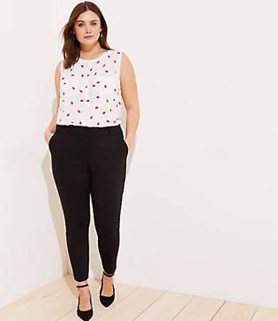 Loft Plus High Waist Skinny Ankle Pants In Marisa Fit
