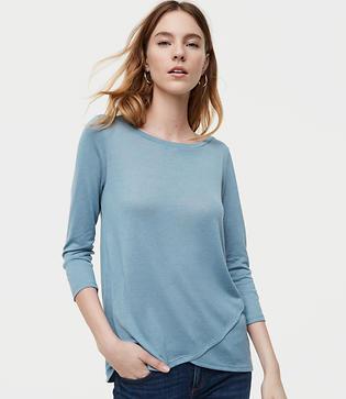 Loft Tulip Hem Tee