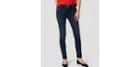 Loft Curvy Skinny Jeans In Pure Mid Indigo Wash