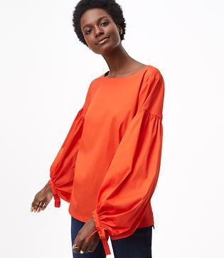 Loft Lantern Sleeve Shirt