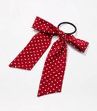Loft Dotted Bow Hair Tie