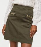 Loft Sateen Zip Skirt