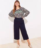 Loft Plus Slim Wide Leg Ankle Pants