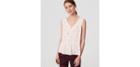 Loft Floral Dot Peplum Shell