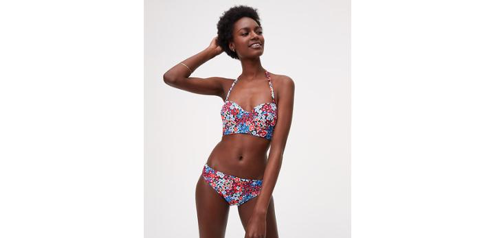 Loft Beach Sun Garden Corset Bikini Top