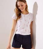 Loft Flamingo Vintage Soft Tee
